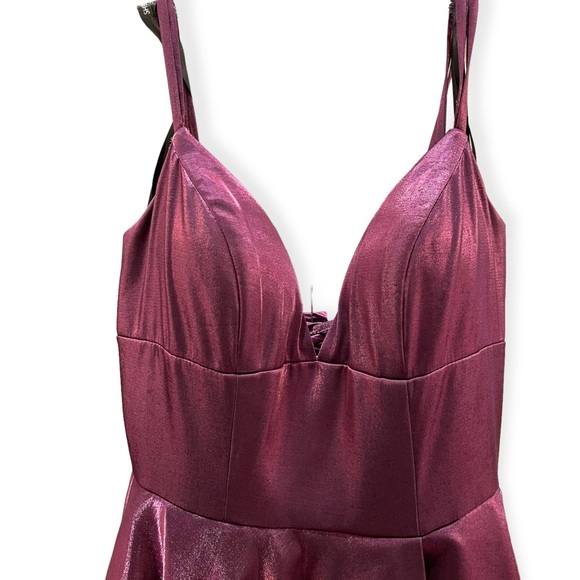 Sherri Hill #53548 Purple Special Occasion Dress NWT - Picture 5 of 14